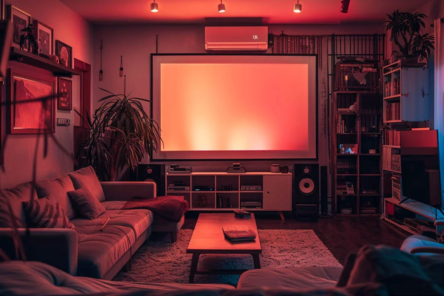 movie theater in home